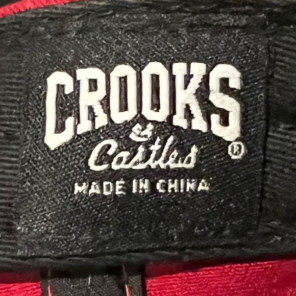 *VTG Rare* CROOKS & CASTLES Team Crook Adjustable SnapBack Hat / One Size - Picture 4 of 5